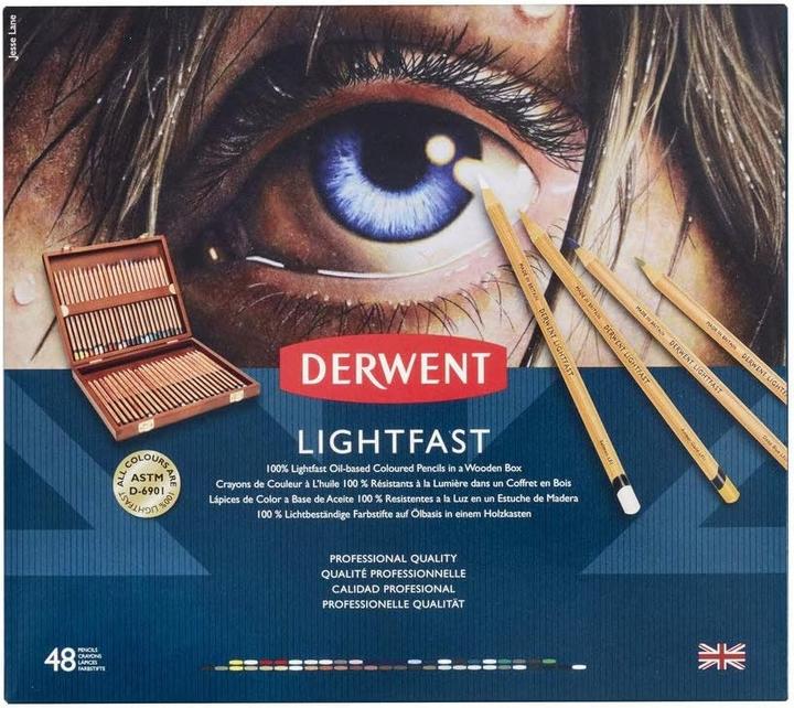 Produktbild Derwent Lighfast Buntstifte-Geschenkset (48x)