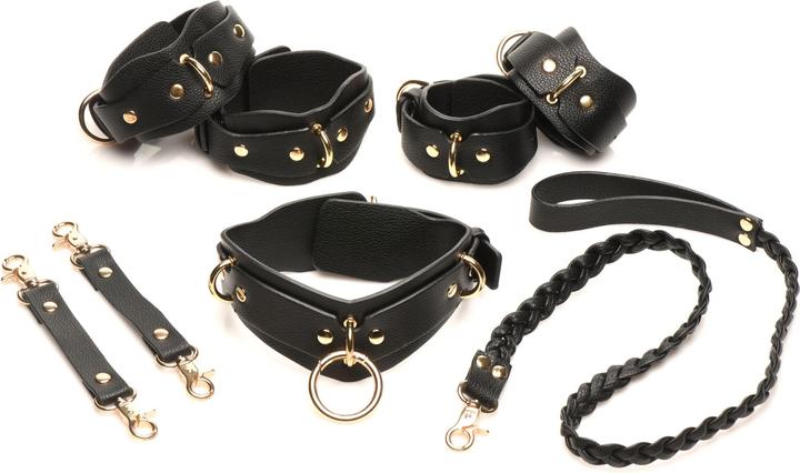 Actual product image Bedroom Bliss XR Brands - Lover's Restraints Set - Black