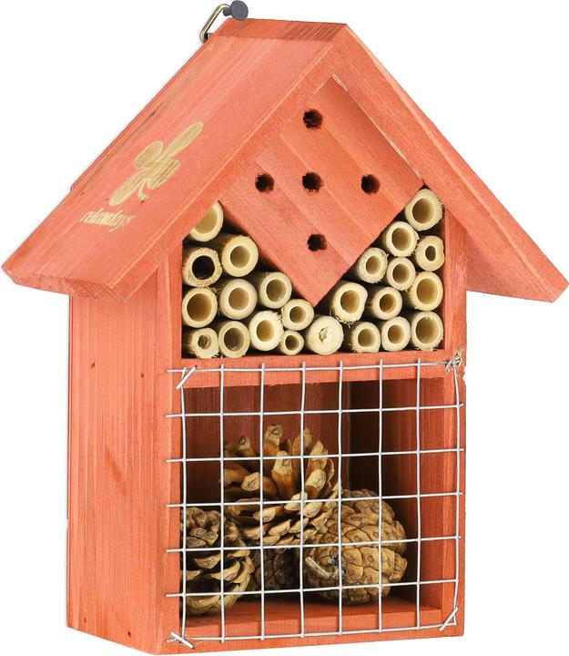 Relaxdays Hotel per insetti (Api, Coccinelle, Vespe scavatrice)