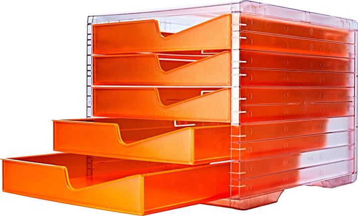 Neon orange, Transparent