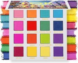 Produktbild NoName bh Cosmetics 16 Color Eyeshadow Palette Pressed Powder Trendy in Tokyo 4.2 oz