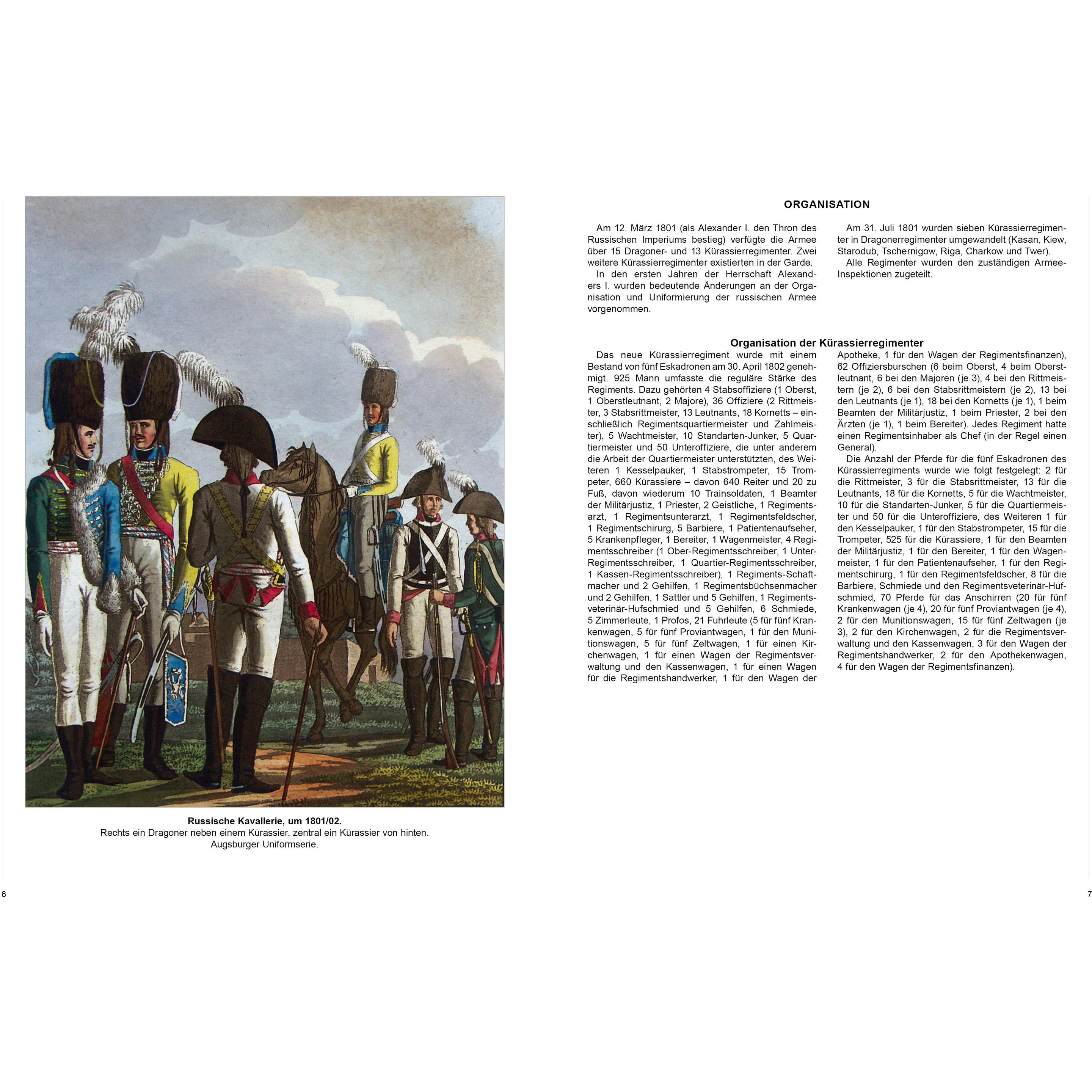 Thumbnail - Die Armee Russlands 1801-1815, Sachbücher von Sascha Lunyakov, Oleg Vasyliev