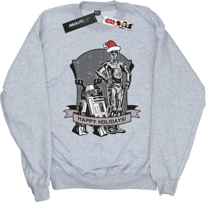 Produktbild Star Wars C3PO And R2D2 Christmas Holidays Sweatshirt (XXL)