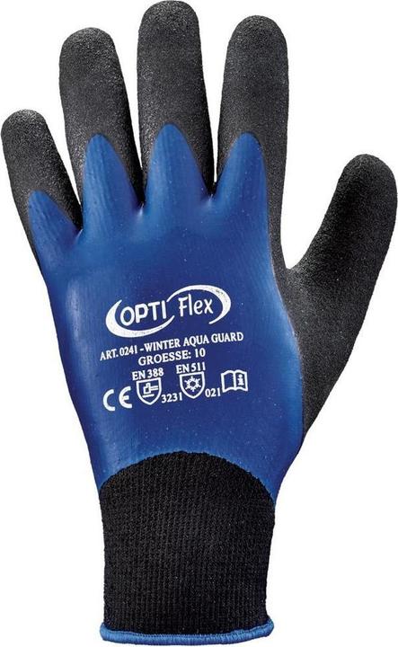 Produktbild Opti Flex Handschuhe Winter Aqua Guard Grösse 9 schwarz/blau EN 388, EN 511 PSA-Kategorie II (9)