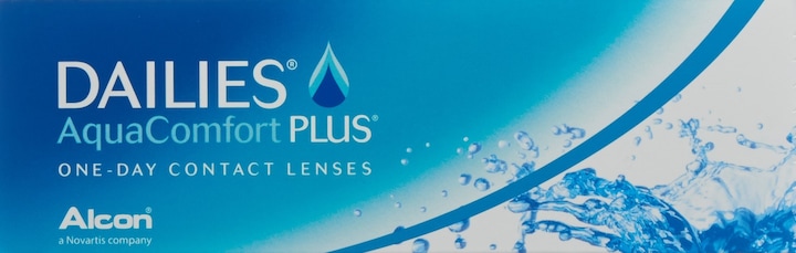 Actual product image Dailies AquaComfort Plus 90 (90 Piece, Daily lens, Spherical)