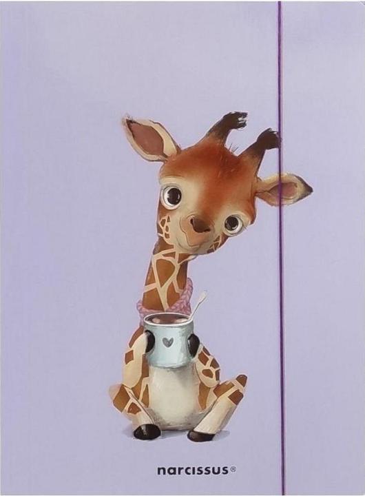 Actual product image Narcissus A4-Ordner mit Gummiband Giraffe (A4)