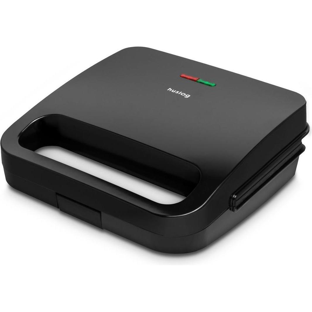 Huslog sandwich maker SimpleBite black 800W, Griglia a contatto, Nero