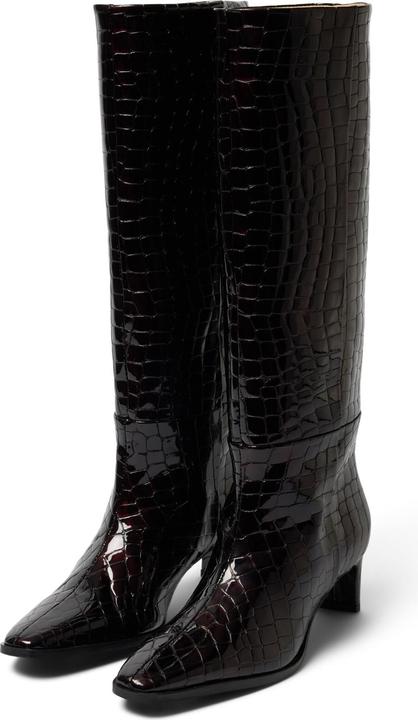 Actual product image Selected Leder Stiefel mit Absatz (40)