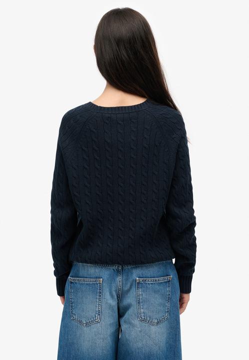 Produktbild Superdry Maglione a Coste Largo con Bandiera (XL)