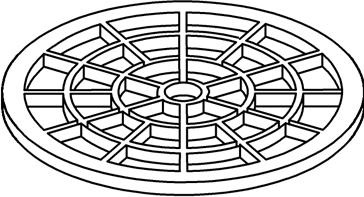 Produktbild TECE Haarsieb (2 mm)