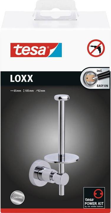 Image du produit tesa LOXX Porte-rouleau WC de rechange avec solution adhésive sans perçage