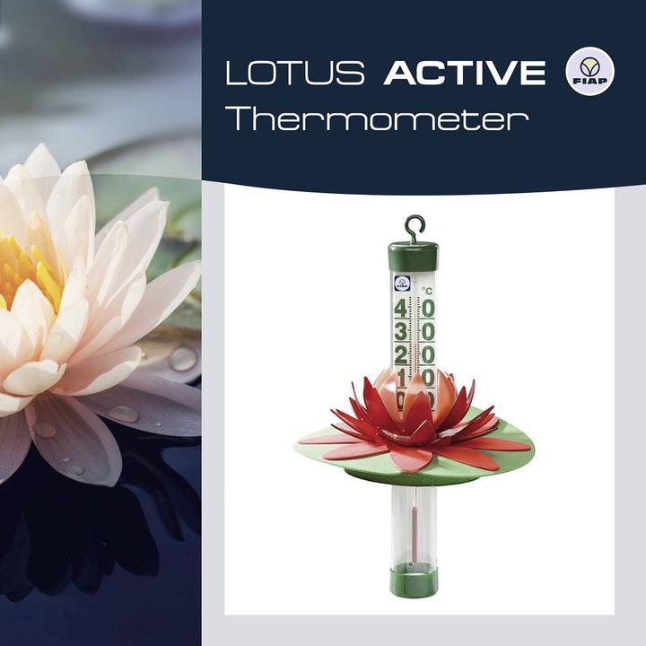 Produktbild Fiap LOTUS ACTIVE - schwimmendes Thermometer einer nachempfunden, optisches Highlight