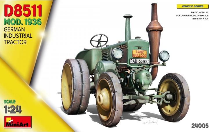 Produktbild 1:24 Dt. Industrie Traktor D8511 (1)