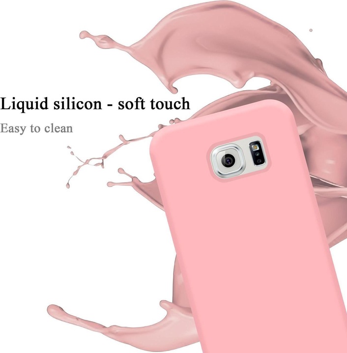 Produktbild Cadorabo TPU Liquid Silicone Case Cover (Samsung Galaxy S6 Edge)