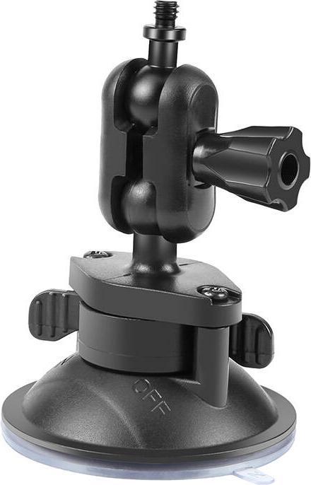 Puluz 1/4 inch Magic Arm Suction Cup Mount (Black) (PU544B) (Montaggio del drone)