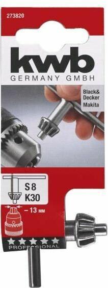 Actual product image kwb Drill chuck key S8 K30 13 mm