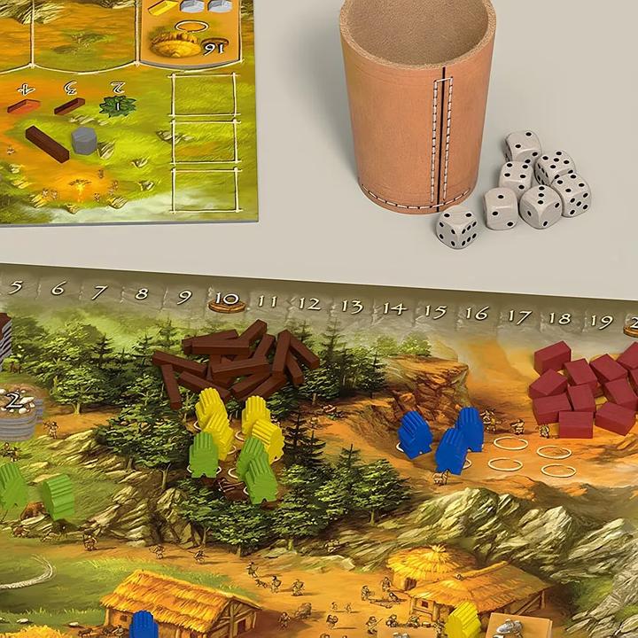 Actual product image Hans im Glück Stone Age - The goal is your path (German, 2 - 4 Players)