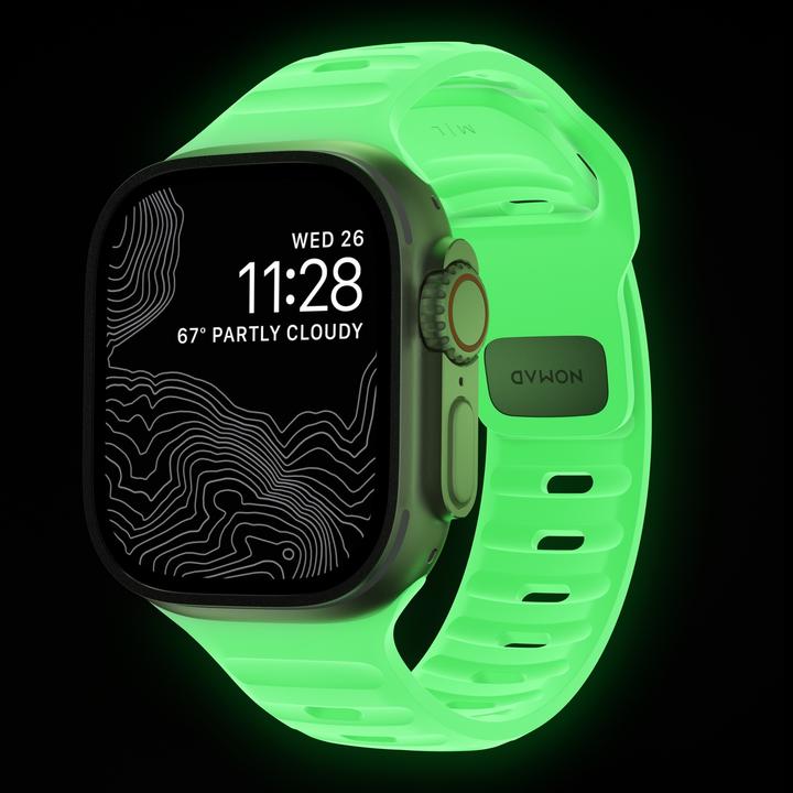 Produktbild Nomad Sport Band Glow (42 mm, Kunststoff)