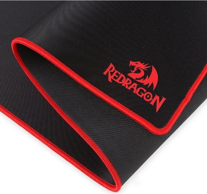 Actual product image Redragon P003 mouse pad Gaming mouse pad Black, Red (L)