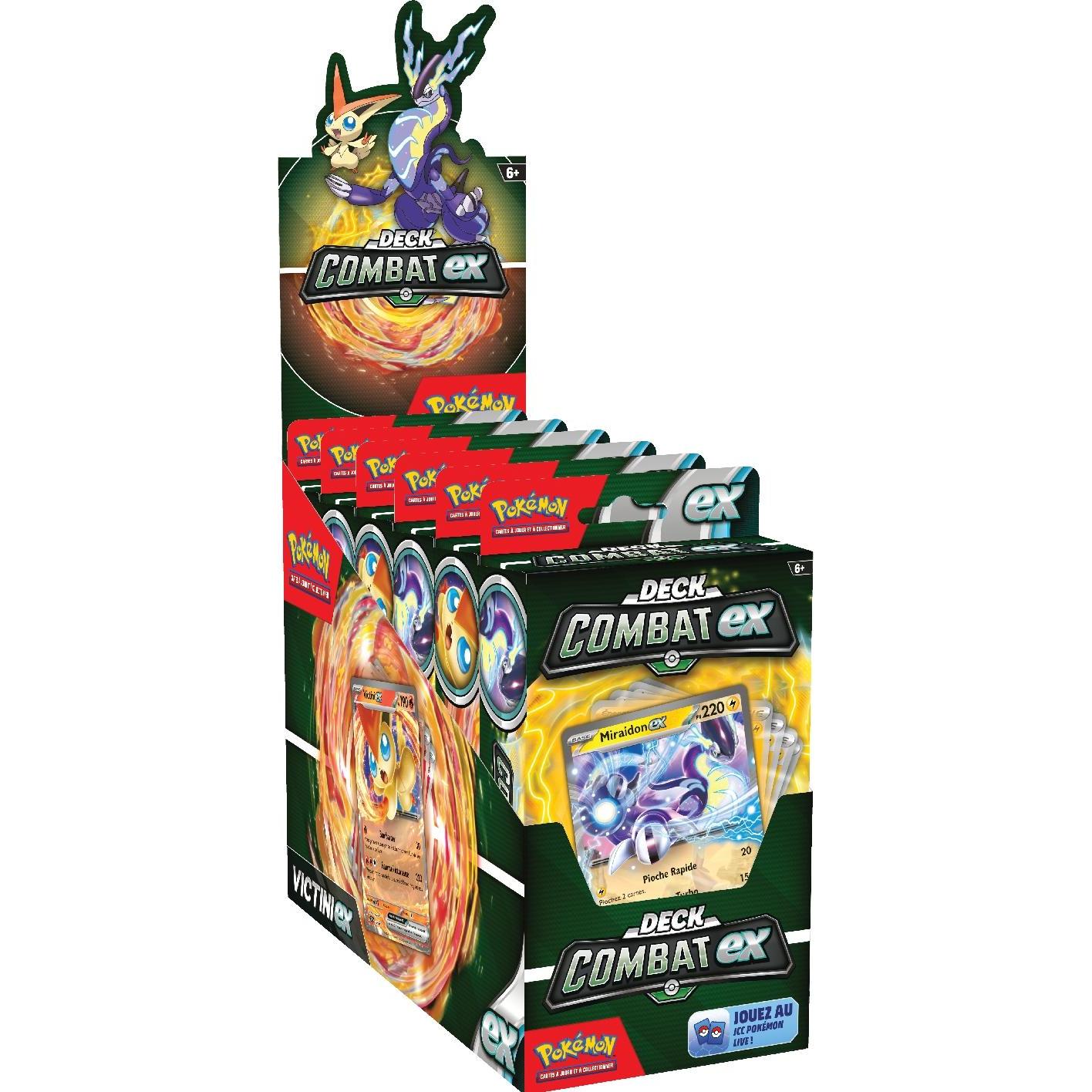 Thumbnail - Pokémon JCC - Deck Combat Miraidon-ex ou Victini-ex (1x deck aléatoire)