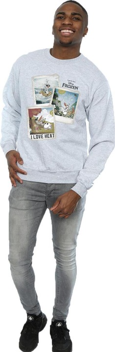 Immagine prodotto Disney Frozen Felpa Olaf Polaroid Uomo (3XL)