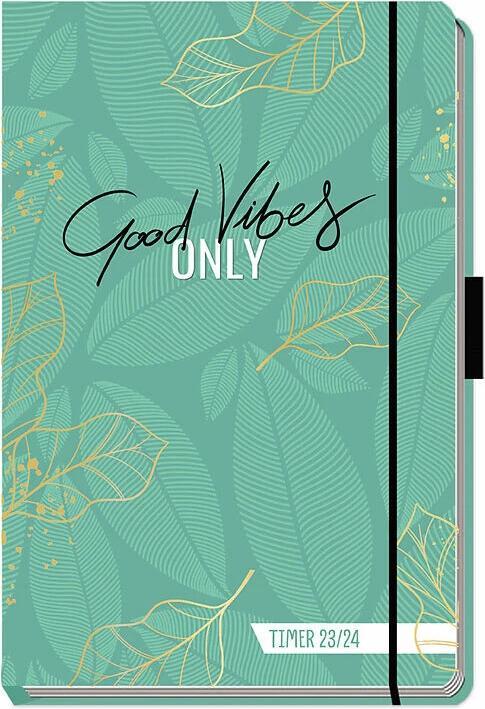 Image du produit Calendrier Étudiant Spécial GOOD Vibes Only 23/24 menthe (Couverture rigide, Allemand)