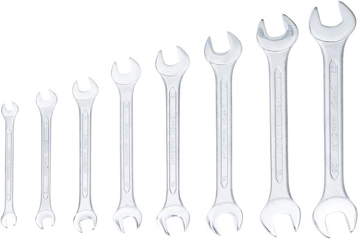 Immagine prodotto BGS Set di chiavi a doppia mappa (12 mm, 14 mm, 16 mm, 10 mm, 18 mm, 8 mm, 20 mm)