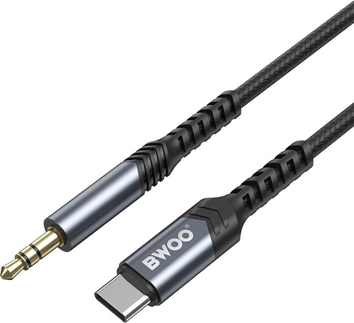 Image du produit Bwoo câble audio BO-AUX066 aux 3.5mm-USB-C (1.20 m, Câble AUX)