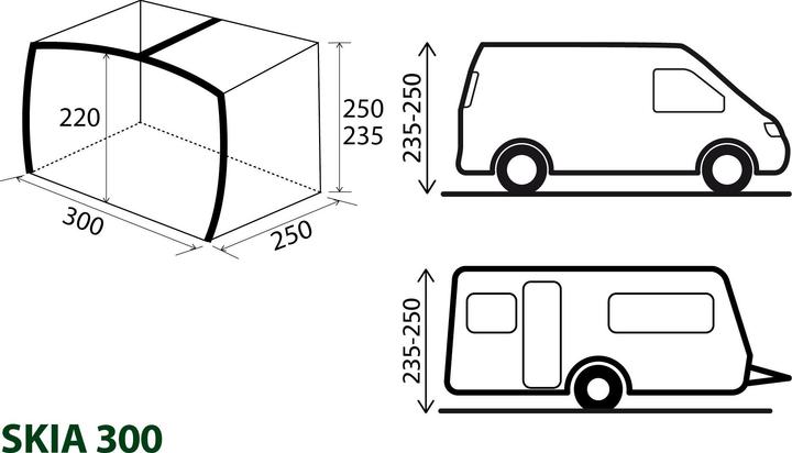 Immagine prodotto Brunner Skia 300 Aerocampin (Tenda, 13.50 kg)