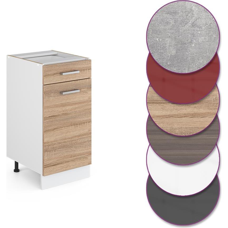 Vicco, Regal, Küchenschrank mit Schublade R-Line