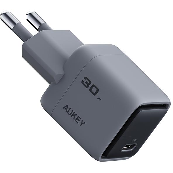 Aukey PA-C1 (30 W), Caricatore USB, Grigio