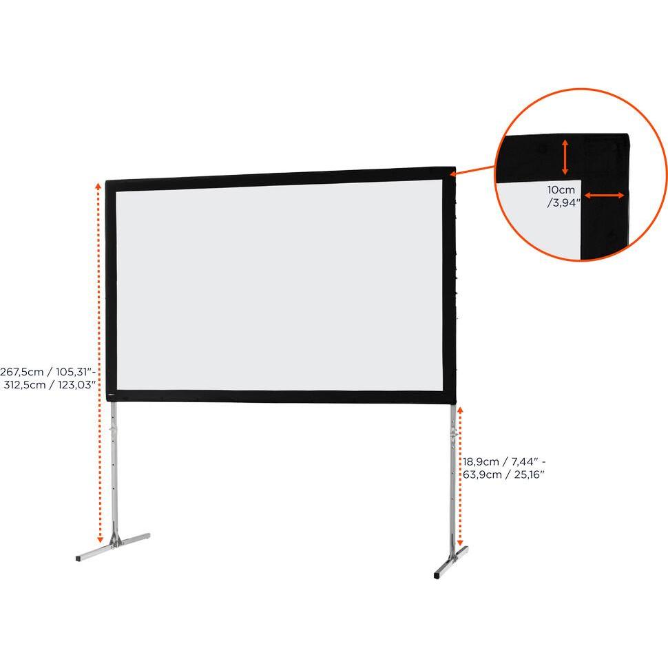 Thumbnail - Celexon Mobil Expert, Frontprojektion, Gain 1.2, 16:10, 366x229cm (170.08", 16:10), Leinwand, Weiss