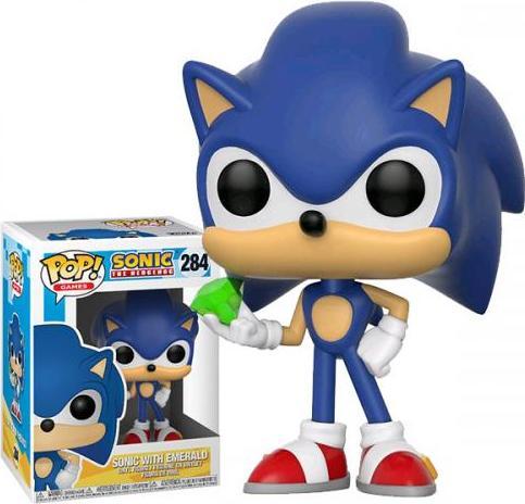 Actual product image Funko POP! - Sonic The Hedgehog: Sonic (Emerald)