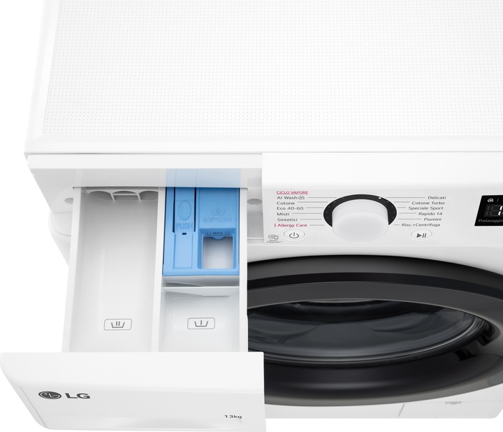 Image du produit LG F4R3013NSWB 13Kg AI DD Lave-linge Classe (13 kg, Gauche)