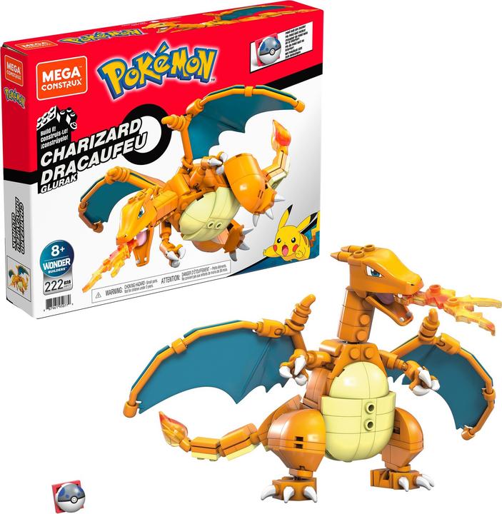 Actual product image Mega Construx Pokemon building set - Glurak