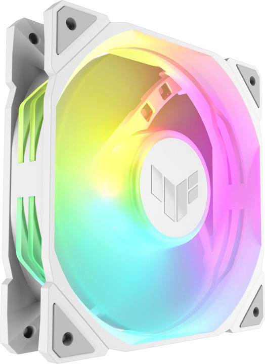 Image du produit ASUS Ventilateur TUF GAMING TR120 FAN ARGB WHT 3IN1 (120 mm, 3x)