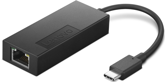 Actual product image Lenovo USB-C Ethernet adapter (USB-C, RJ45 (1x))