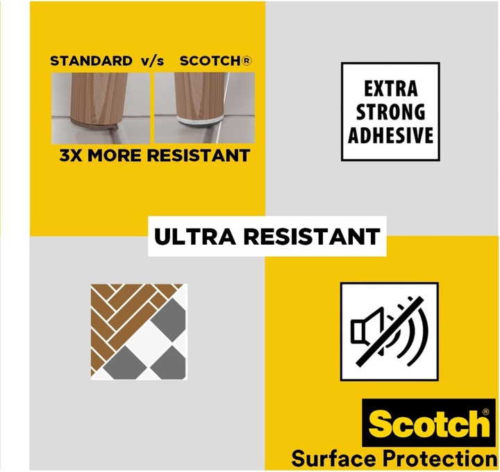 Produktbild Scotch Filzgleiter (Filzgleiter, 16 Stück)