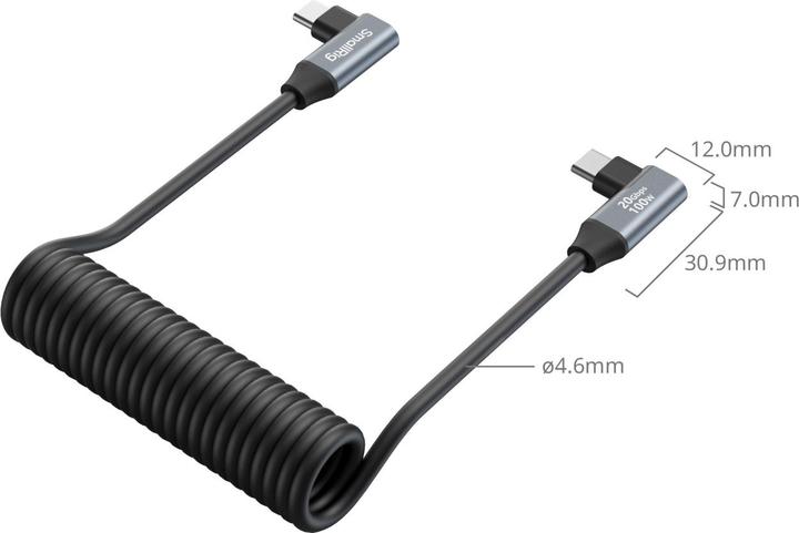 Produktbild SmallRig USB C – USB C (0.35 m, USB 3.2 Gen 1, 100 W)