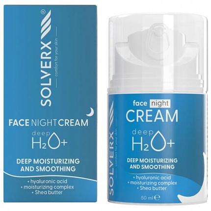 Produktbild Solverx Deep H2o+ Deeply Moisturizing Night Cream - 50ml (50 ml, Nachtcreme)