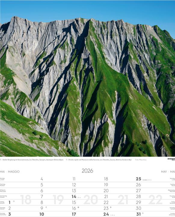 Produktbild Alpen Kalender 2026