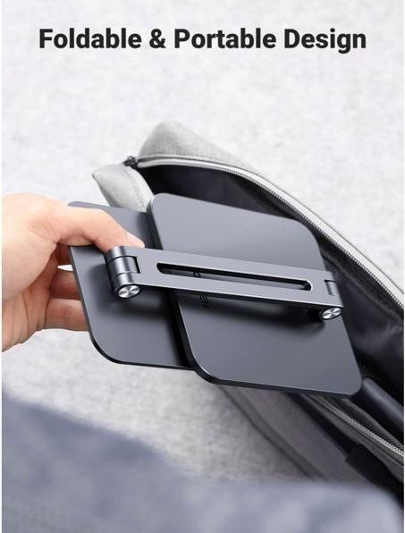 Actual product image Ugreen LP134 Foldable Metal Tablet Stand (grey)