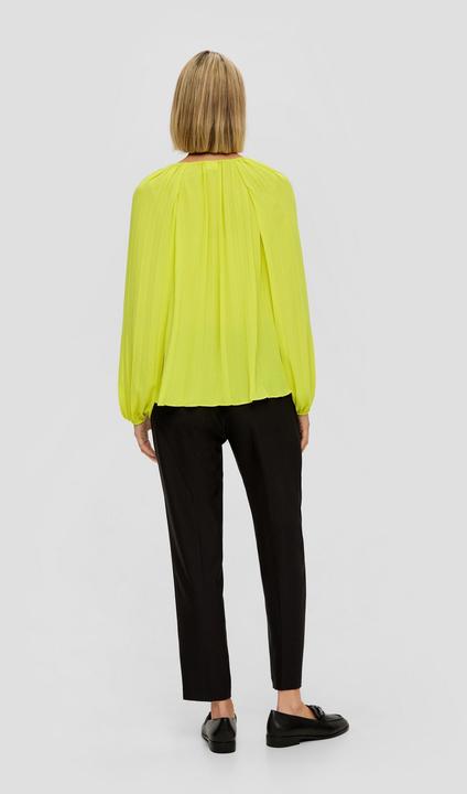 Actual product image s.Oliver Bluse Plisseebluse aus Chiffon (46)