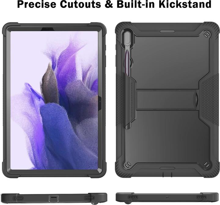 Produktbild Cazy Stossfest Hülle Kompatibel mit Samsung Galaxy Tab S8+ - Schutz Fallfest Hülle - mit Stand Funktion 3 (Galaxy Tab S8+)
