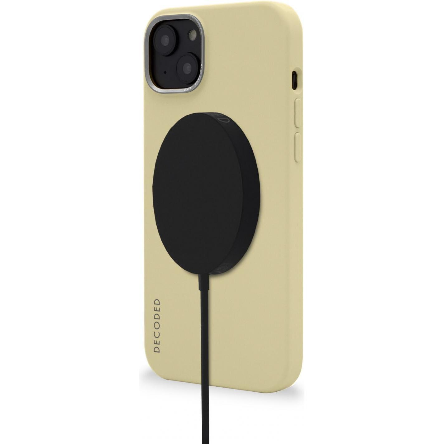 Decoded AntiMicrobial (Apple iPhone 14), Smartphone Hülle, Beige