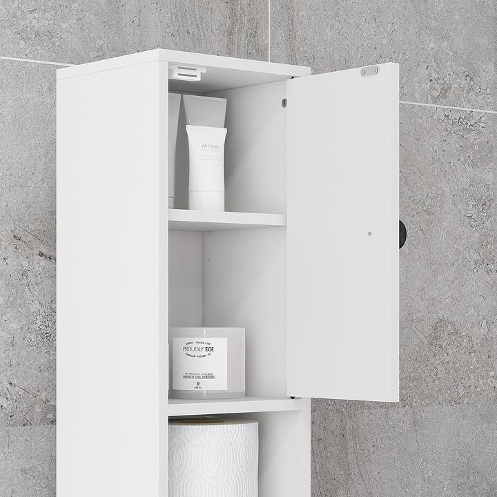 Actual product image Kleankin Bathroom cabinet (20 x 20 x 180 cm, 20 x 20 x 180 cm)