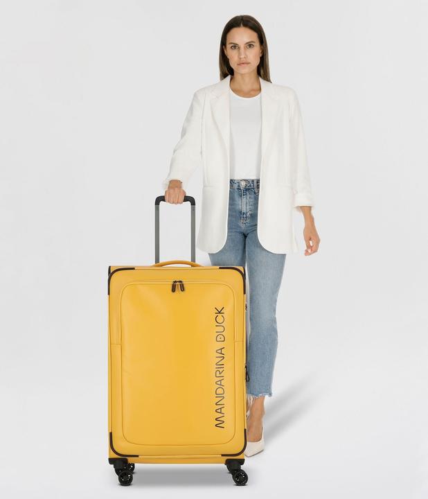 Produktbild Mandarina Duck Eco Coated 4 Rollen Trolley L 78 cm mit Dehnfalte (103.50 l)