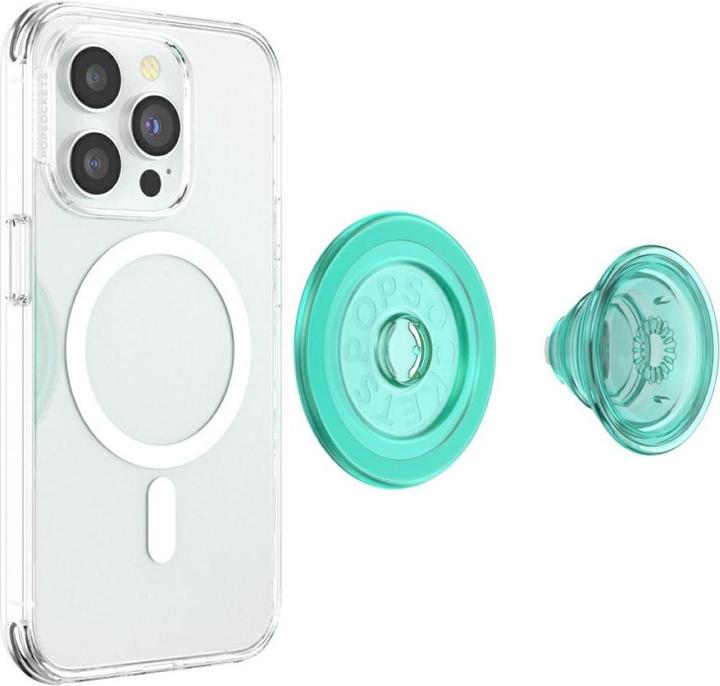 Produktbild PopSockets Translucent Mint PopGrip for MagSafe