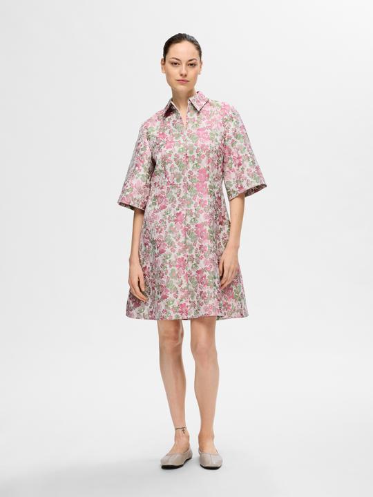 Immagine prodotto Selected Mini abito in jacquard floreale (38)
