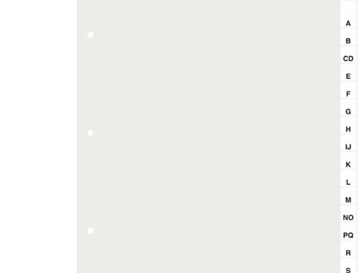 Produktbild Durable Register A4 A-Z Hoch 20-tlg.